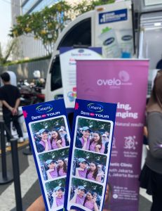 Photobooth Ovela Clinic di Cetaphil Derm On Tour 2026 Jakarta