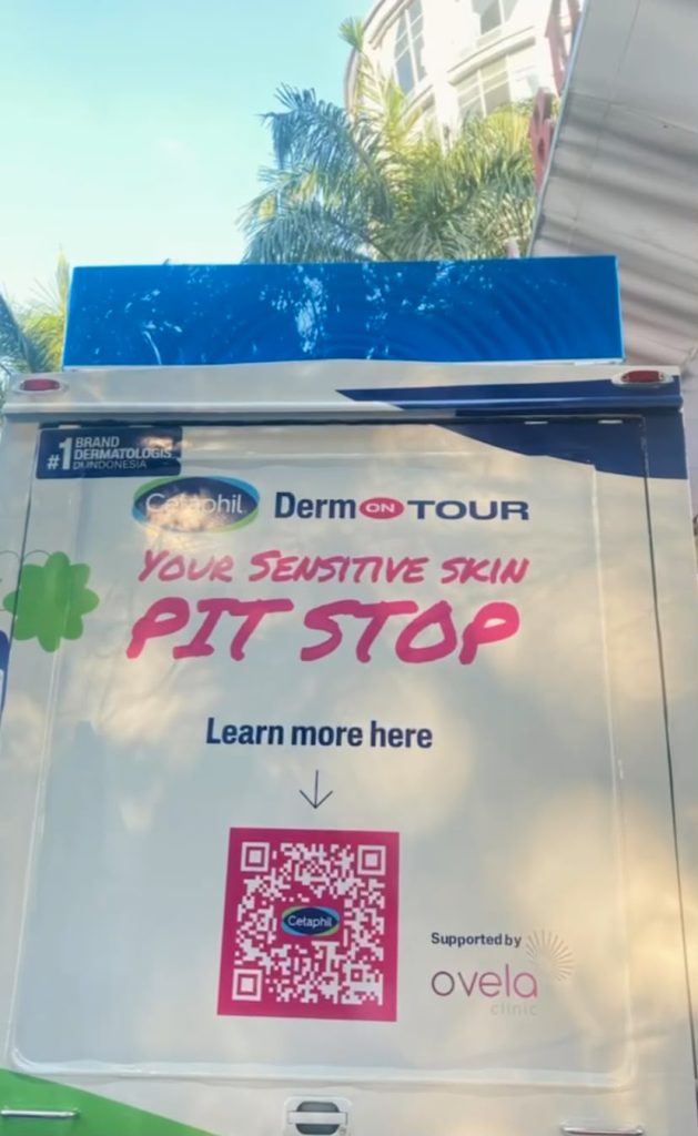 PIT STOP Van Ovela Clinic x Cetaphil Derm On Tour 2026 di Jakarta